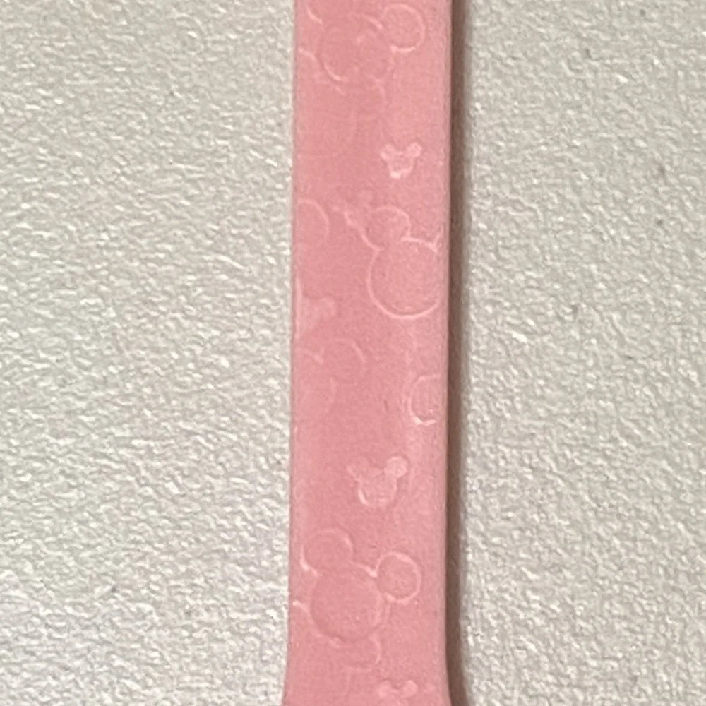 Daiso‎ Disney Mickey Mouse Pink Plastic Spoons + Forks 6 Pieces Each Pack